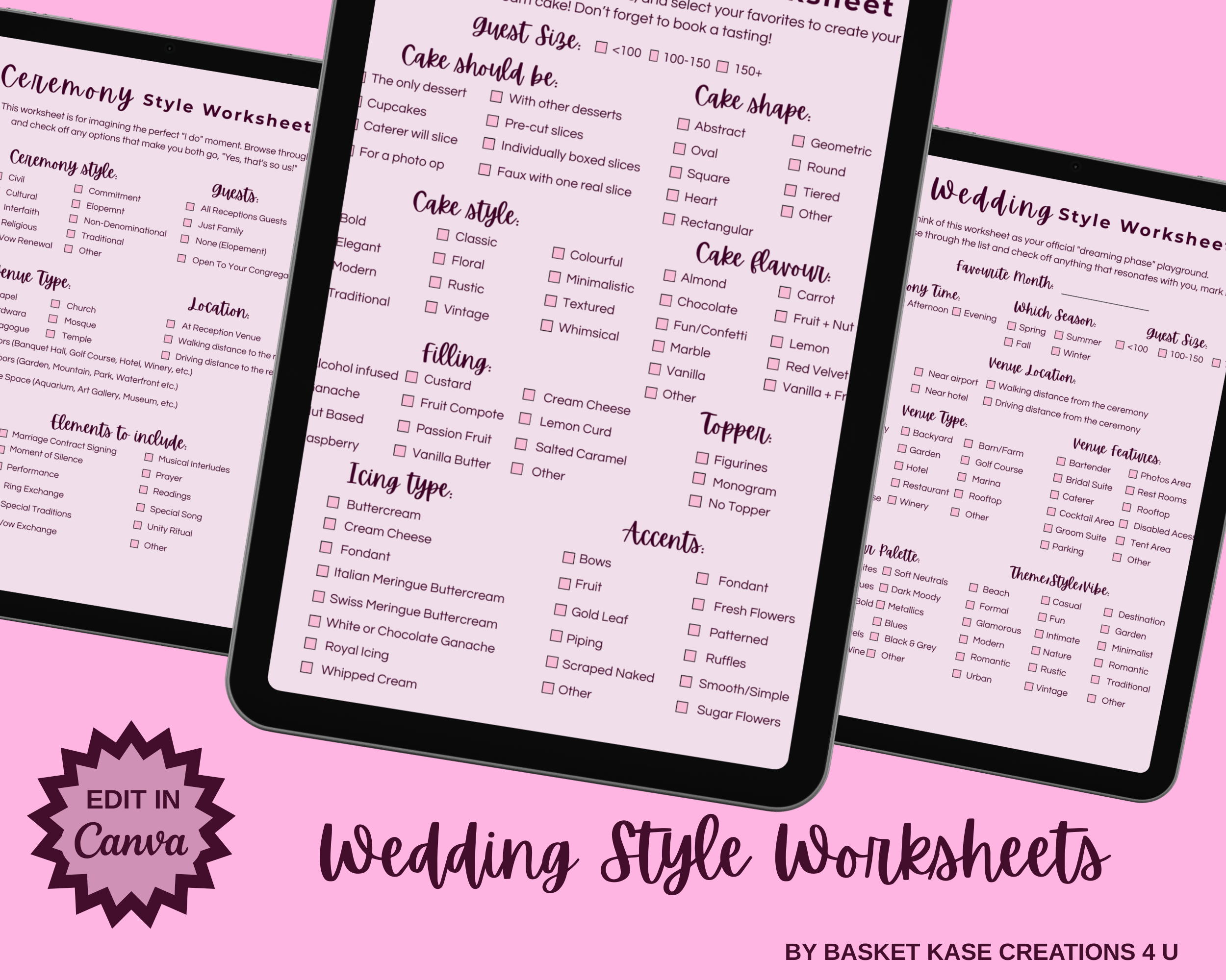 Digital Download: The Lists For Planning A Wedding