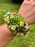 BOTANICAL METAL CUFF CORSAGE